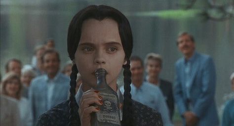 drink Wednesday. Wednesday Widget, Addams Family Members, The Addams Family Values, Morticia Wednesday, Family Snap, Addams Family Musical, Must Watch Movies, Addams Family Values, Queen Of The Damned