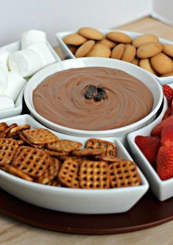 Dip Competition, Brownie Batter Dip, Platter Ideas, Sweet Dips, Party Dips, Trivia Night, Brownie Batter, Snacks Für Party, Yummy Sweets