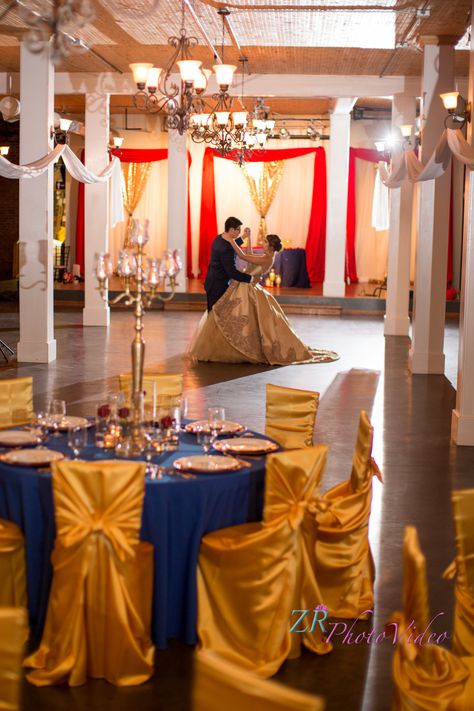 Beauty And The Beast Ballroom Wedding Venues, Red Blue And Gold Quince, November Quinceanera Themes, Beauty And The Beast Debut Theme, Beauty And Beast Quinceanera, Beauty And The Beast Quinceanera Theme, Quinceanera Beauty And The Beast, Disney Quince, Quinceanera Inspiration