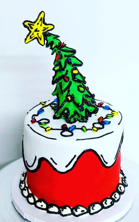 30+ Cute Comic Cakes For Cartoon Lovers : Dr. Seuss inspired cartoon cake Cartoon Christmas Cake, Christmas Comic Cake, Comics Cake Ideas, Grinch Cake Ideas, Comic Cake Ideas, Cartoon Cake Design, Grinch Cakes, Cakes Cartoon, Christmas Cake Decorating Ideas