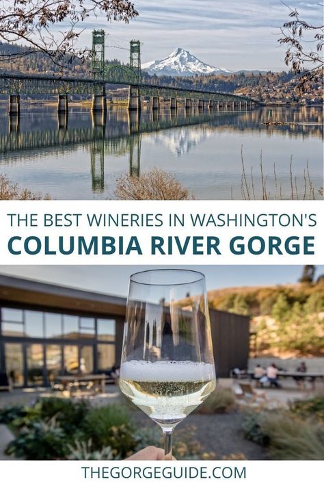 The Columbia Gorge wineries are racking up the awards, making this scenic spot in the Pacific Northwest a great place for Washington wine tasting. Washington travel | Washington state travel | USA travel | Washington wine White Salmon Washington, Washington Wineries, Washington Wine Country, Washington State Travel, Wine Country Travel, Columbia Gorge, Washington Travel, Christmas Romance, Travel Hack