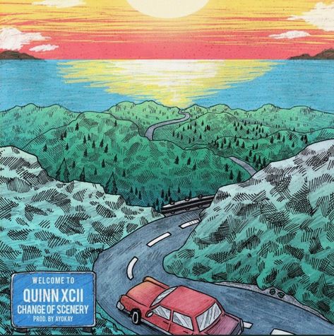 “Change of Scenery” - Quinn XCII, 2015. Quinn Xcii, Music Vibes, Another Day In Paradise, Man Cave Wall Art, Music Album Cover, Album Cover Art, Music Wall, Rap Music, Vintage Metal Signs