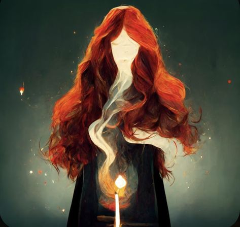 Redhead Witch Art, Redhead Witch Aesthetic, Redhead Witch, Redhead Art, Autumn Witch, Fantasy Witch, Celtic Goddess, Red To Blonde, Witchy Wallpaper