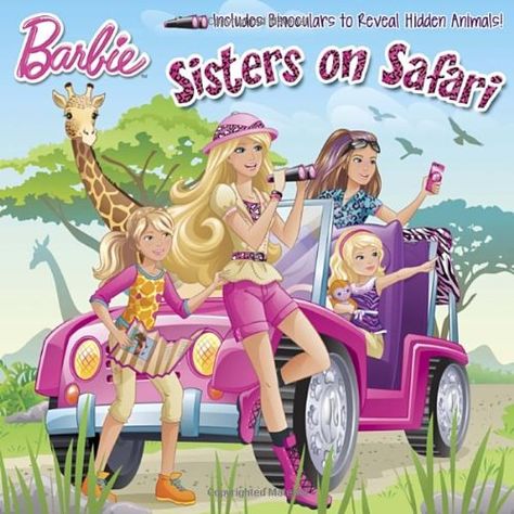 Safari Barbie, Barbie Colouring Pages, Barbie Animated, Barbie Colouring, Hawaiian Princess, Books Coffee Table, Barbie And Her Sisters, Barbie Land, Barbie Games