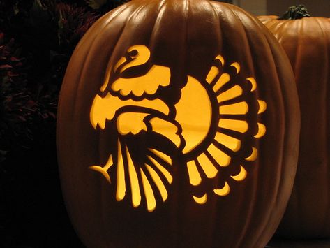 Turkey | Now on facebook: facebook.com/pumpkinwayne | PumpkinWayne | Flickr Turkey Carved Pumpkin, Turkey Pumpkin Carving, Ship Pumpkin Carving, Underwater Pumpkin Carving Ideas, Turkey Now, Intricate Pumpkin Carving, Pumpkin Carving Intricate, Disney Pumpkin, Turkey Design