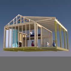 This 12x16 gable has 3 sleeping areas - one in the loft, and 2 on the end wall.  Nice big side porch with entry door into main living area that can have a small bathroom and kitchen added in. Diy Storage Shed Plans, Shed With Porch, Diy Storage Shed, Wood Shed Plans, Shed Building Plans, Storage Shed Plans, Diy Shed Plans, Side Porch, Backyard Sheds