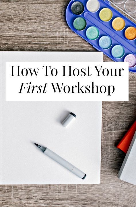 Mar 26, 2019 - Sure, there are lots of moving parts but hosting your first workshop doesn't need to feel terrifying or overwhelming. Promise! Leadership Workshop, Yes And Yes, Teaching Crafts, Workshop Plans, Business Workshop, Sand Crafts, Diy Workshop, Crafts Workshop, Creative Workshop