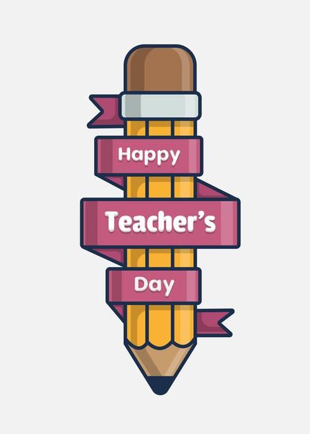 Illustration icon with happy teachers da... | Premium Vector #Freepik #vector #background #school #heart #book Happy Teachers Day Drawing Ideas, Happy Teachers Day Ideas, Teachers Day Activities, Teacher Art Drawing, Drawing For Teachers Day, Happy Teachers Day Card Ideas, Happy Teachers Day Drawing, Teachers Day Card Design, Teacher Drawing