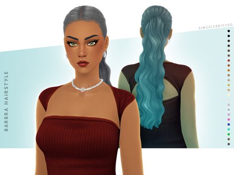 Sims 4 Simcelebrity00 Hair, Sims 4 Simcelebrity00, Simscelebrity00 Hair, Mods The Sims 4 Hair, Ts4 Hair, Cc Shopping, Mod Hair, Cc Hair, Pelo Sims