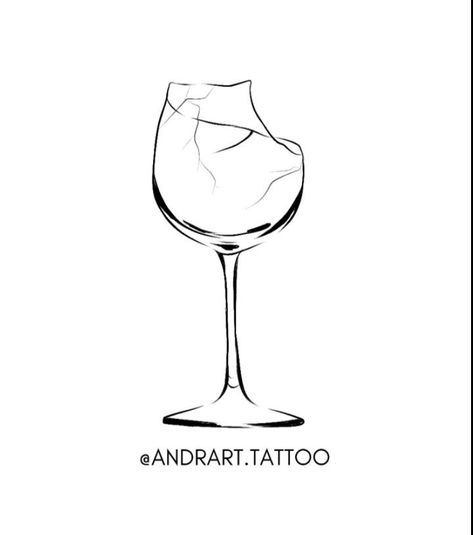 Wine Glass Tattoo, Evolution Tattoo, Rose Tattoo Stencil, Small Doodle, Sigil Tattoo, Single Line Tattoo, Manga Tattoo, Getting A Tattoo, Minimalist Tattoos