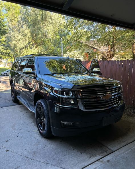 Chevy Suburban Fully Detailed Do you want your car looking this good contact us for more info on quotes and anything else you guys are wondering about. Suburban Truck, Suburban Mom, Bubble Boy, Mom Car, Chevy Suburban, July 28, Dream Board, Room Inspo, Contact Us