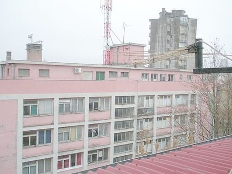 Pink building Pink Building, Aesthetic Japan, Come Undone, Scenic Routes, Pretty Places, Pastel Aesthetic, Pink Aesthetic, Pretty In Pink, Pastel