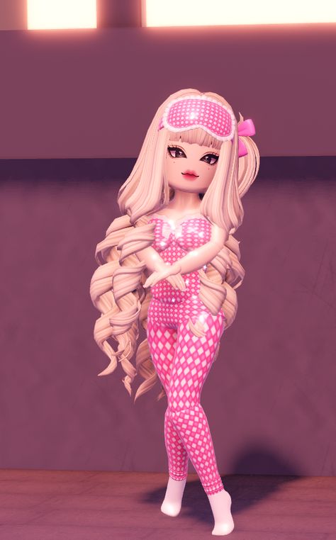 Royal High Pajama Outfit, Royale High New School Dorms, Royal High Pjs, Royal Slumber Party Outfit, Barbie Royale High Outfits, Royale High Sleep Outfit, Royale High Sporty Outfit, Royale High Beauty Pageant Outfits, Royale High Birthday Party Outfits