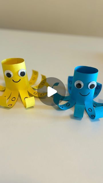 Octopus Craft Preschool, Easy Octopus Craft, Octopus Crafts For Kids, Octopus Craft, Octopus Crafts, Early Childhood Educator, Under The Sea Crafts, Sea Crafts, Octopus Art