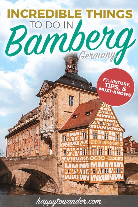 The perfect Bamberg, Germany guide for a first time visit. Includes Bamberg tips, beautiful Bamberg photography, and a list of amazing things to do in Bamberg that you can't miss! This insider Bamberg guide will tell you everything you need to know, from cafe recommendations to photography of the Bamberg skyline. #Bamberg #Germany #Travel Bamberg Germany, Yoga Online, Yoga Kurse, Cities In Germany, Travel Germany, Visit Germany, European Destinations, Europe Travel Destinations, Europe Travel Tips