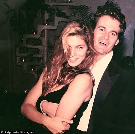 Cindy Crawford celebrates husband Rande Gerber's 53rd birthday #dailymail Cindy Crawford Wedding, Cindy Crawford Young, Presley Walker, Cindy Crawford Photo, Presley Gerber, Rande Gerber, 53 Birthday, Meagan Good, Anna Nicole Smith