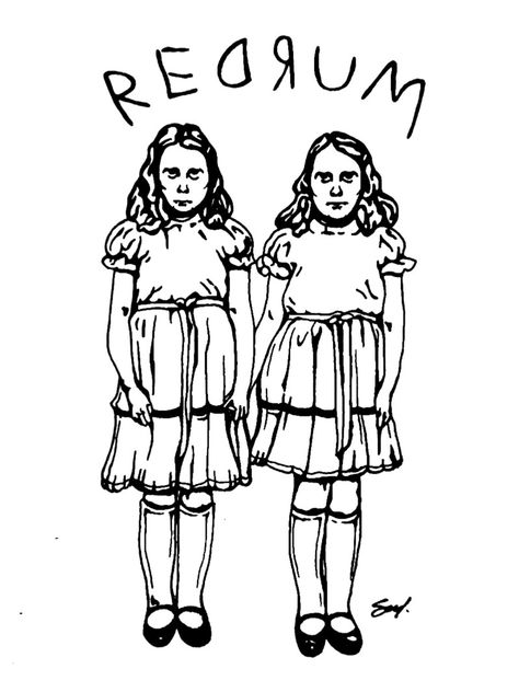 #art #artist #drawing #ink #inktober #inktober2019 #illustration #theshining #doctorsleep #twins #gradytwins Twins Drawing, Twins Tattoo, Grady Twins, The Shining Twins, Twin Tattoos, Doctor Sleep, Drawing Ink, Drawing Inspo, Artist Drawing