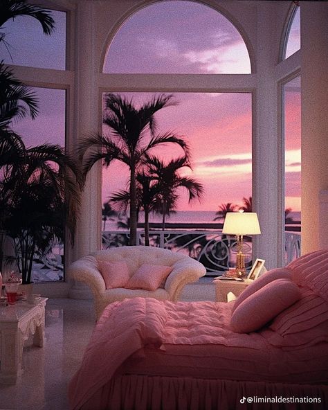 80s Miami Aesthetic Bedroom, 80s Mansion, 80s Penthouse, 80s Apartment, Miami Chic, 80s Interior Design, 80s House, Glam House, 80s Home