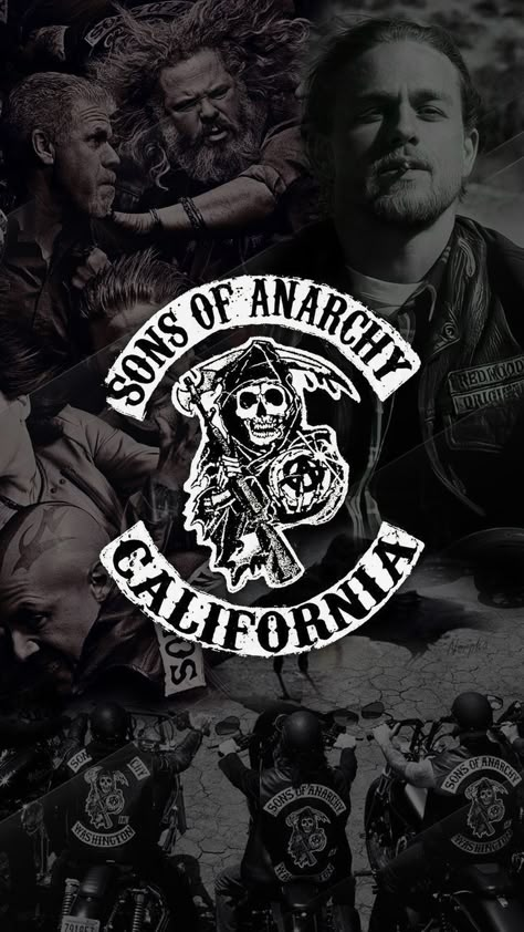 Sons Of Anarchy Wallpaper, Anarchy Wallpaper, Jackson Teller, Sons Of Anarchy Mc, Alien Painting, Nike Logo Wallpapers, Sons Of Anarchy Samcro, Red Right Hand, Classic Films Posters