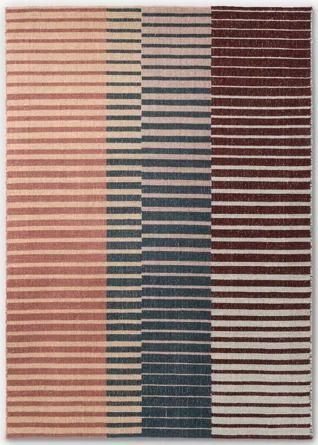 Brink & Campman Artisan Focus Dusk Area Rug | Wayfair Primary Bedroom Rug, Warm Rugs, Modern Wool Rugs, Wool Tapestry, Home Vibes, Sound Absorbing, Apartment Garden, Striped Rug, Humble Abode