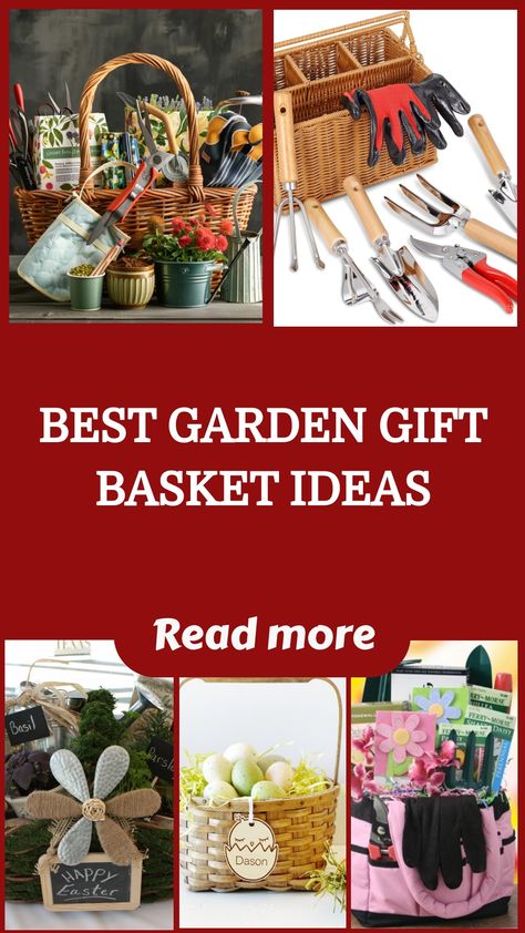 Explore a carefully curated selection of 10 charming garden gift basket ideas perfect for any green thumb in your life. From practical tools to delightful decor, these gifts are sure to bring joy and inspiration to gardening enthusiasts on any special day. Embrace the art of thoughtful gifting with our unique and imaginative options that celebrate the beauty of nature in every way possible. Gifts For Garden Lovers, Garden Gift Basket Ideas, Garden Basket Gift, Gardening Gift Basket Diy, Gardening Basket Ideas Gift, Gardening Gift Basket Ideas, Garden Gift Basket, Gardening Gift Ideas, Gardner Gifts