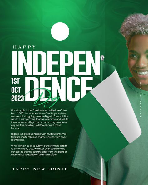 Nigerian Independence Day Flyer Design, Happy Independence Day Nigeria Flyer, Nigerian Independence Day Design, Nigeria Independence Day Flyer Design, Nigeria Independence Day Design, Independence Day Flyer Design, Independence Day Poster Design, Nigerian Independence Day, Flier Designs