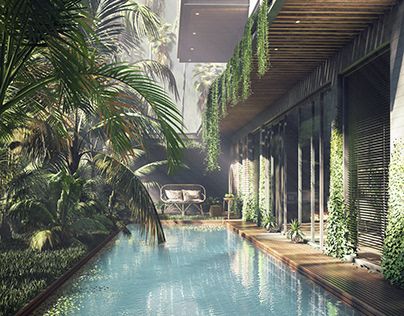 Check out new work on my @Behance profile: "Indonesian pool 🌴🌿" http://be.net/gallery/96285249/Indonesian-pool- Mega Mansions, Architecture Model House, 3d Architecture, Adobe Photoshop Lightroom, Architecture Visualization, Green Life, House Goals, Libya, Autodesk 3ds Max