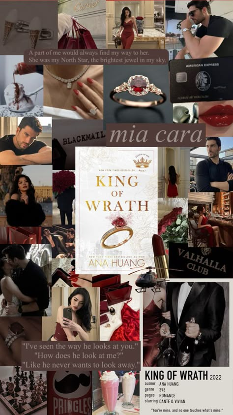 Dante And Vivian, Wrath Aesthetic, Vivian Lau, Dante Russo, King Of Sin, Book Wallpapers, King Of Wrath, Kings Of Sin, Book Collage