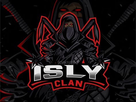 Isly Clan masctot logo by Ripan Ez Creator on Dribbble Clan Logo, Logo Gaming, Logo Youtube, Logo Illustration Design, Logo Animal, Logo Game, Team Logo Design, Esports Logo, Game Logo Design