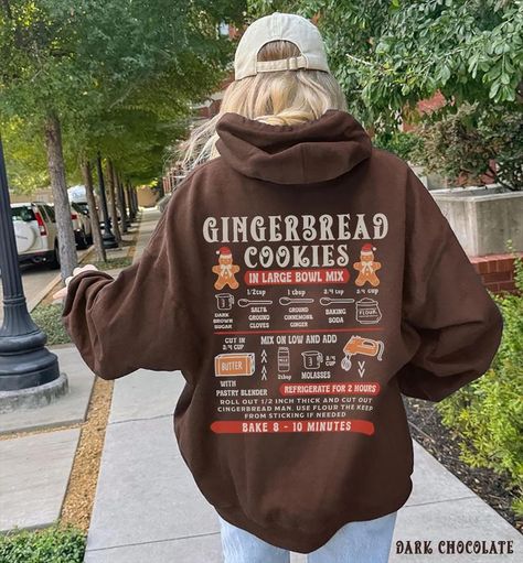 Tik Tok Christmas, Gingerbread Cookie Recipe, Xmas Gift Ideas, Ginger Bread Cookies Recipe, Gingerbread Recipe, Hoodie Y2k, Gingerbread Girl, Gingerbread Cookie, Christmas Hoodie