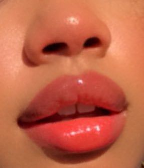 Pink Lip Aesthetic, Natural Pink Lips, Peach Lip Gloss, Heart Shaped Lips, Peach Lips, Full Lips, Lip Shapes, Juicy Lips, Perfect Lips