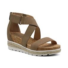 Adrienne Vittadini Sandals | HSN Camel Sandals, Cork Footbed Sandals, Womens Espadrilles Wedges, Fashion Shoes Sandals, Comfy Sandals, Trending Sandals, Footbed Sandals, Womens Sandals Wedges, Stylish Sandals