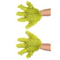 Grinch Costume, Grinch Mask, Grinch Costumes, Dr Seuss The Grinch, Christmas Youth, Grinch Hands, Mr Grinch, Fur Gloves, Santa Suit