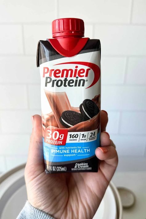 Is Premier Protein Good For You? The Truth from a Dietitian Balanced Nutritionist, Premier Protein Shakes, Premier Protein, Shakes Drinks, Easy Smoothie Recipes, Protein Supplements, Protein Drinks, Artificial Sweetener, Meal Replacement