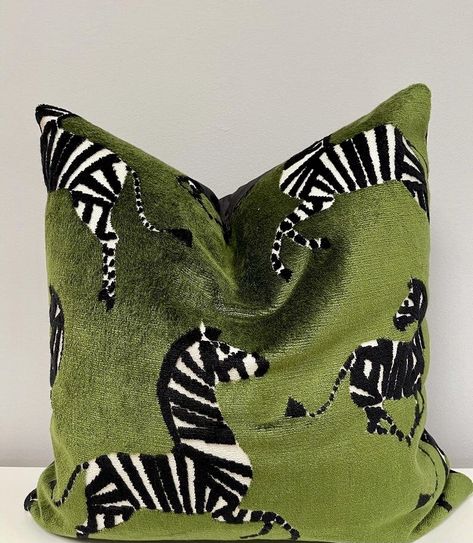 Zebra Accessories, Zebra Pillow, Zebra Pillows, Green Pillow Covers, Burlap Pillows, Green Pillows, Apartment Decor Inspiration, Velvet Pillow Covers, Etsy Pillow Covers