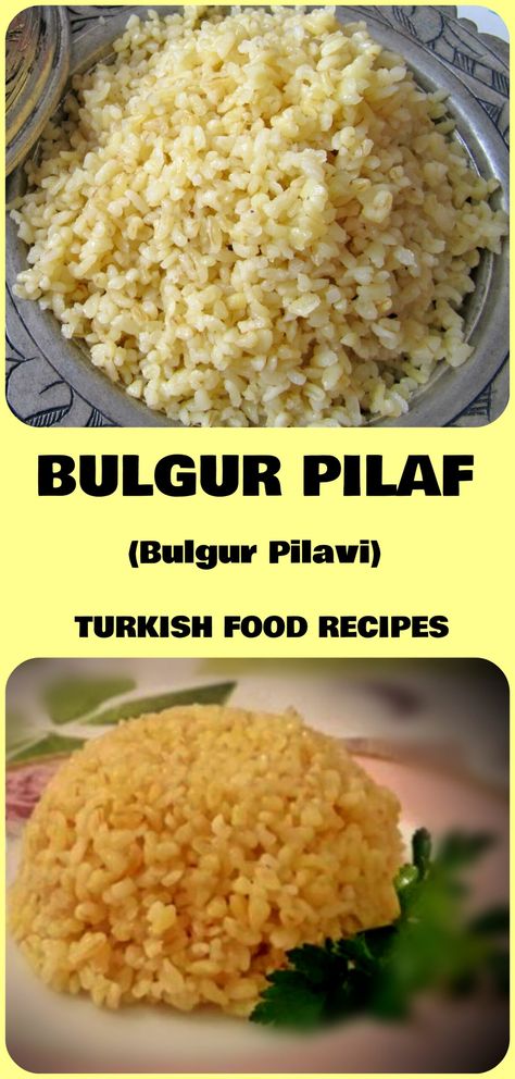 Bulgar Recipes, Bulgur Wheat Recipes, Bulgur Pilaf, Turkish Dishes, Bulgur Recipes, Tabbouleh Recipe, Moussaka Recipe, Bulgur Salad, Grain Recipes