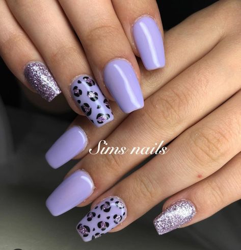 Purple Leopard Nails, Animal Print Uñas, Character Nails, Chanel Nails, Cheetah Nails, Purple Leopard Print, Leopard Print Nails, Polish Ideas, Print Nails