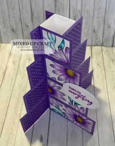 Tiered Pinwheel card – MIXED UP CRAFT Tower Cards, Tower Card, Pop Up Christmas Cards, Up Craft, Pin Wheel, Diy Pop, Fancy Fold Card Tutorials, Autumn Cards, Card Flowers