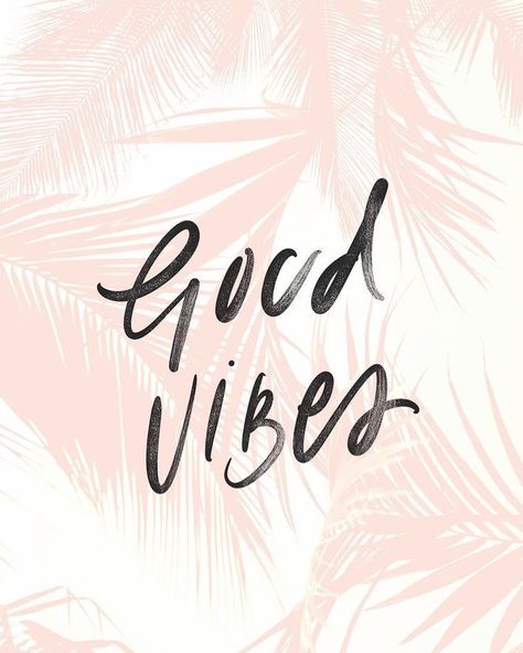 Good vibes only 👌🏽💕😆 . •Hashtags ? The Words, Good Vibes, Palm Trees, Trees, Quotes, Pink, Black