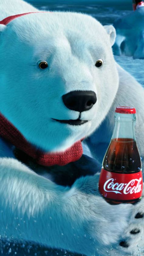 Coca Cola Pictures, Polar Bear Wallpaper, Coca Cola Santa Claus, Coca Cola Wallpaper, Coca Cola Merchandise, Coca Cola Poster, Coca Cola Bear, Cocoa Cola, Coca Cola Decor