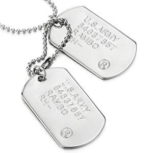 Fortnite XBX One US Army Dog Tag Horn Necklace Boho, Army Dog Tag, Army Dogs, Double Horn Necklace, Dog Tags Military, Mens Cross Necklace, Dog Tag Pendant, Horn Necklace, Mens Jewelry Necklace