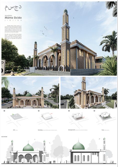 Ramadan Project, Masjid Design, Islamic Arch, Mosque Interior, Architect Jobs, Lykan Hypersport, Mosque Design, Bed Frame Design, Architecture Concept Diagram