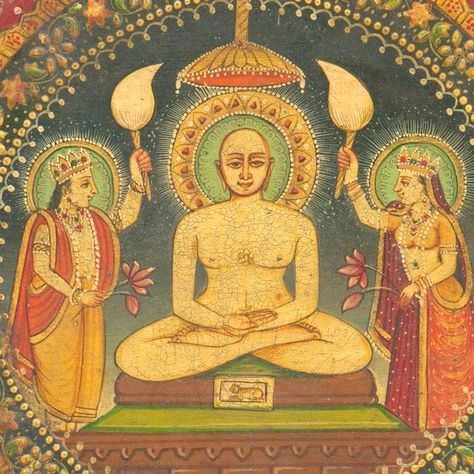 Chandragupta Maurya, Mahavir Jayanti, Spiritual Paintings, Gautama Buddha, Tibetan Art, World Religions, Madhubani Painting, North And South, Ancient India