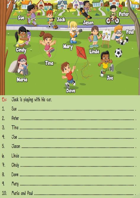 Describe Pictures Worksheet, Present Continuous Picture Description, Describe The Picture Worksheet, Picture Description Worksheets Grade 1, Describe The Picture, Describing Pictures, Picture Story Writing, Speaking Activities English, English Grammar Quiz