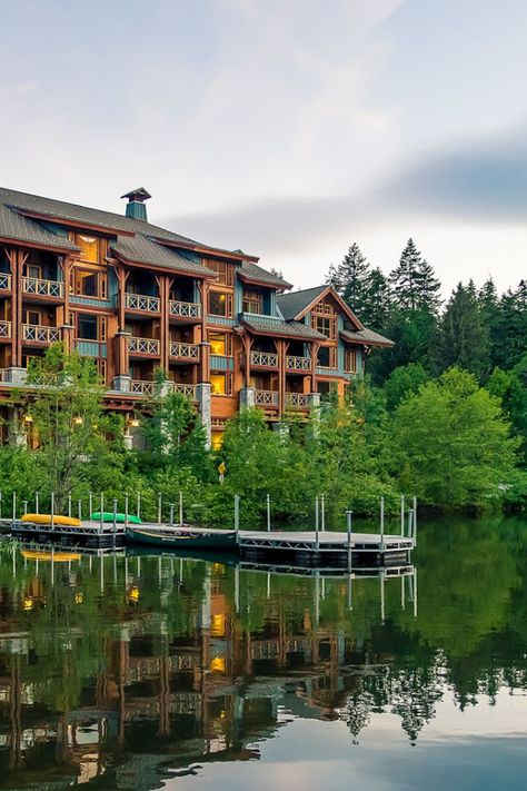 Nita Lake Lodge combines rugged wilderness and alpine chic on the serene shores of Nita Lake, away from the hustle and bustle of Whistler Village. #nitalakelodge #nitalake #lake #lakefront #lakeside #whister #whistlercreekside #canada #britishcolumbia #nature #mountain #kiwicollection #carewhereyoustay Nita Lake Lodge, Alpine Chic, Nature Retreat, Safari Vacation, Whistler Village, The Whispers, Lake Lodge, Clear Your Mind, Komodo