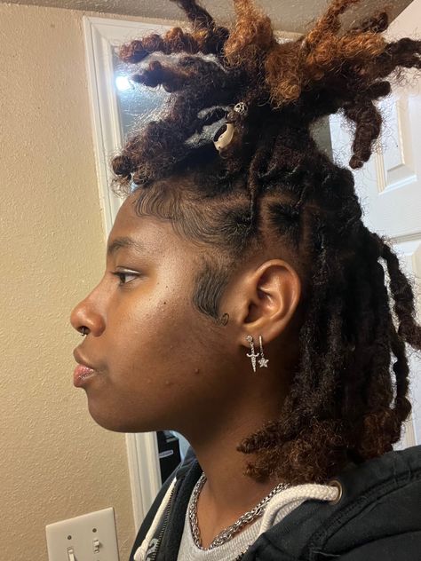 Edges Locs, Edges For Locs, Locs Edges, Edges On Locs, Stater Locs Hairstyles, Locs With Edges, Edges With Locs, Stater Locs Black Women, Products For Retwisting Locs