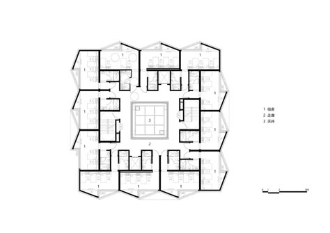 Hotel Floor Plan, Unique Bedroom Design, Student Apartment, Hotel Floor, Student Home, Building Layout, Student Plan, Apartment Floor Plan, Portfolio Design Layout