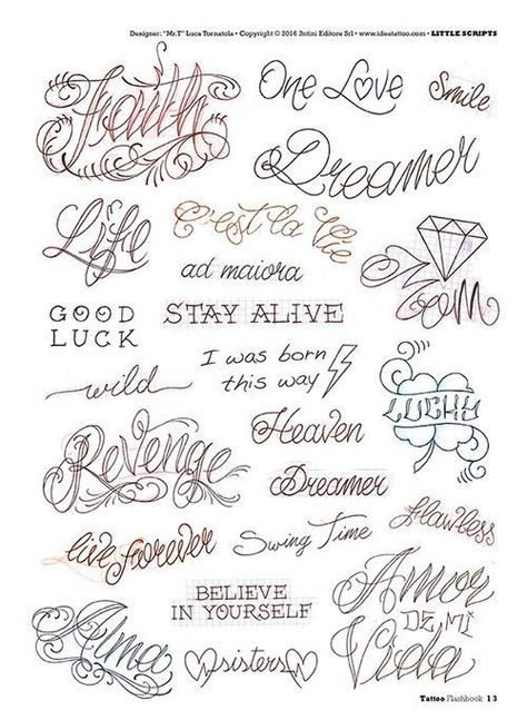 500 Feminine Tattoos - Tattoo Flash Drawings #wedding #cursive #fonts #lettering #typography #bride #calligraphy #weddingday #script #handwriting Tattoo Writing Styles, Tattoo Name Fonts, Lucky Tattoo, Tattoo Graffiti, Tattoo Fonts Alphabet, Tattoo Fonts Cursive, Chicano Lettering, Tattoo Lettering Styles, Cursive Tattoos