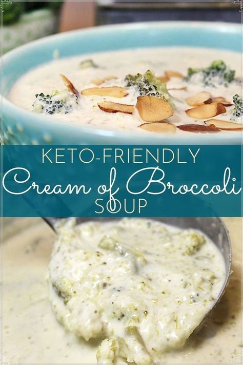 This keto-friendly Cream of Broccoli Soup Recipe is perfect if you’re looking for a rich and creamy low-carb broccoli soup that’s easy to make with just a few ingredients on hand. It incorporates frozen chopped broccoli, so no chopping necessary! Cream cheese and heavy cream make it the creamiest broccoli soup ever. Keto Cream Of Broccoli Soup, Cream Of Broccoli Soup Recipe, Cauliflower Cheese Soups, Broccoli Soup Recipe, White Wine Recipes, Soup Low Carb, Chopped Broccoli, Creamy Broccoli Soup, Bacon Cauliflower