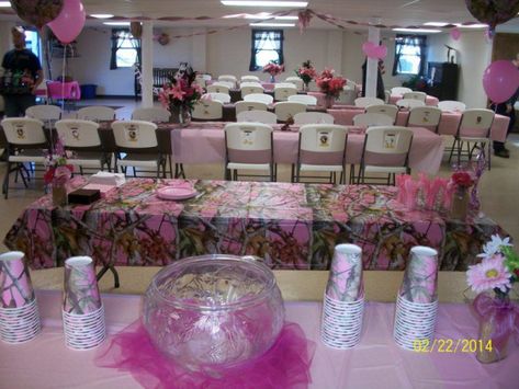 Super Unique Camo Themed Baby Shower Ideas (30Pics!!!) #babyroom #country #baby #room Pink Camo Baby Shower Ideas, Pink Camo Birthday, Pink Camo Party, Baby Shower Ideas For Girls Decorations, Camouflage Baby Shower, Country Birthday Party, Themed Baby Shower Ideas, Baby Shower Camo